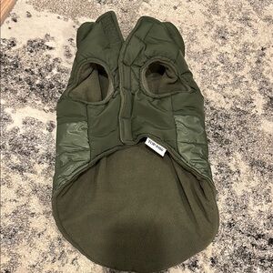 Top Paw Olive Dog Puffer